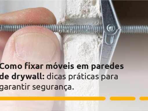 Fixação de um móvel em uma parede de drywall