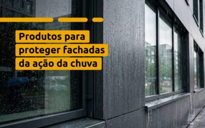 Produtos para proteger fachadas da ação da chuva
